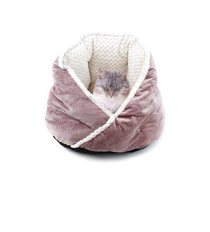 Cat Bed Soft Comfortable Pet Basket Warm Triangular Cat House Puppy